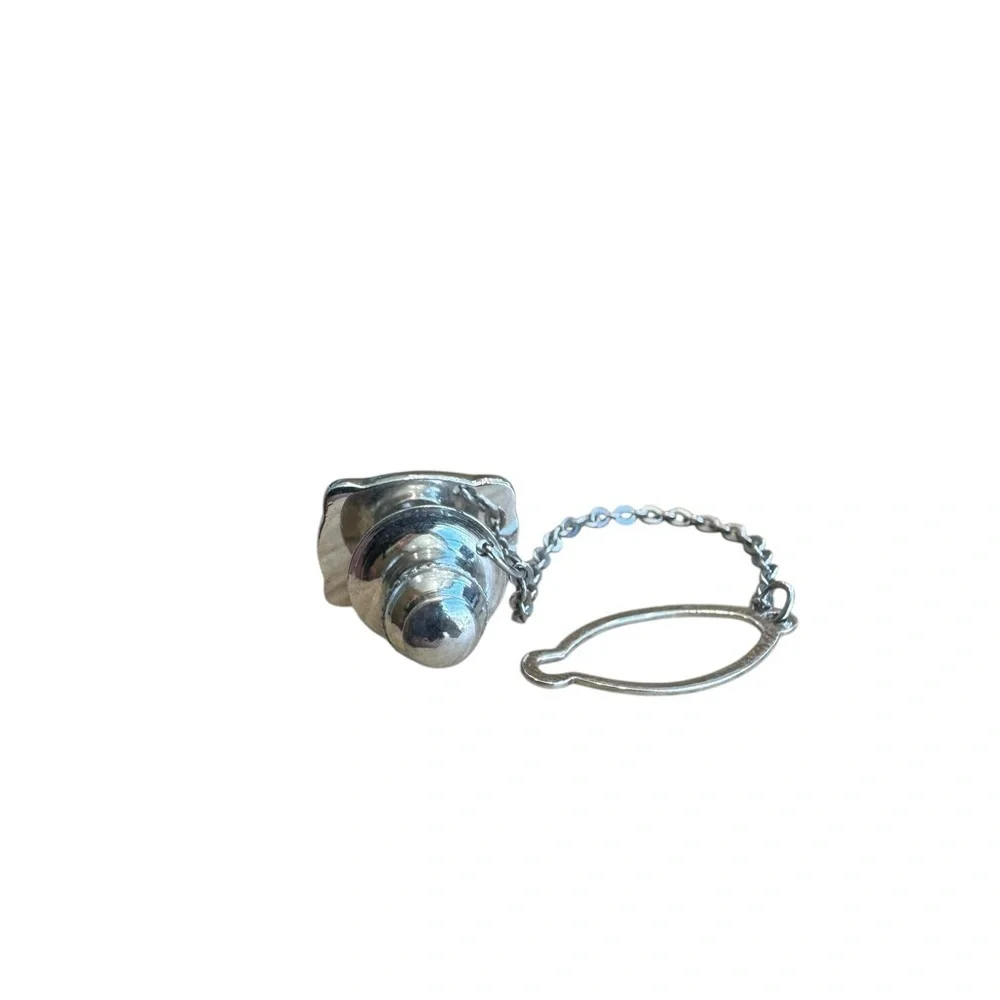 Burberry Silver with Knight Tie Pin - Picture 3 of 4